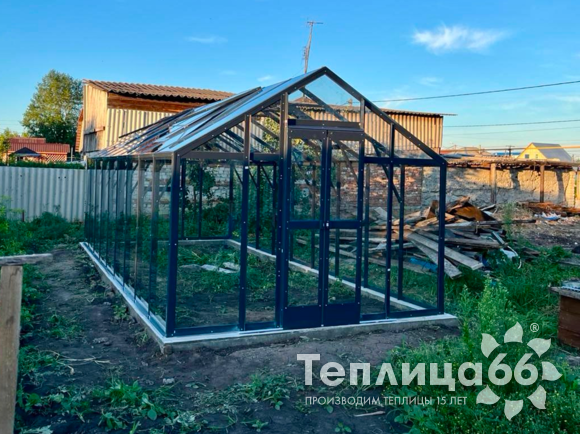 Теплица Рада Гарденикс 3 С (под стекло), ширина 3 м