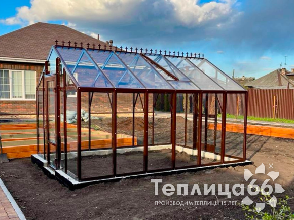 Теплица Рада Гарденикс 3 С (под стекло), ширина 3 м