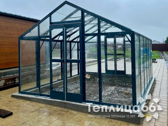 Теплица Рада Гарденикс 3 С (под стекло), ширина 3 м